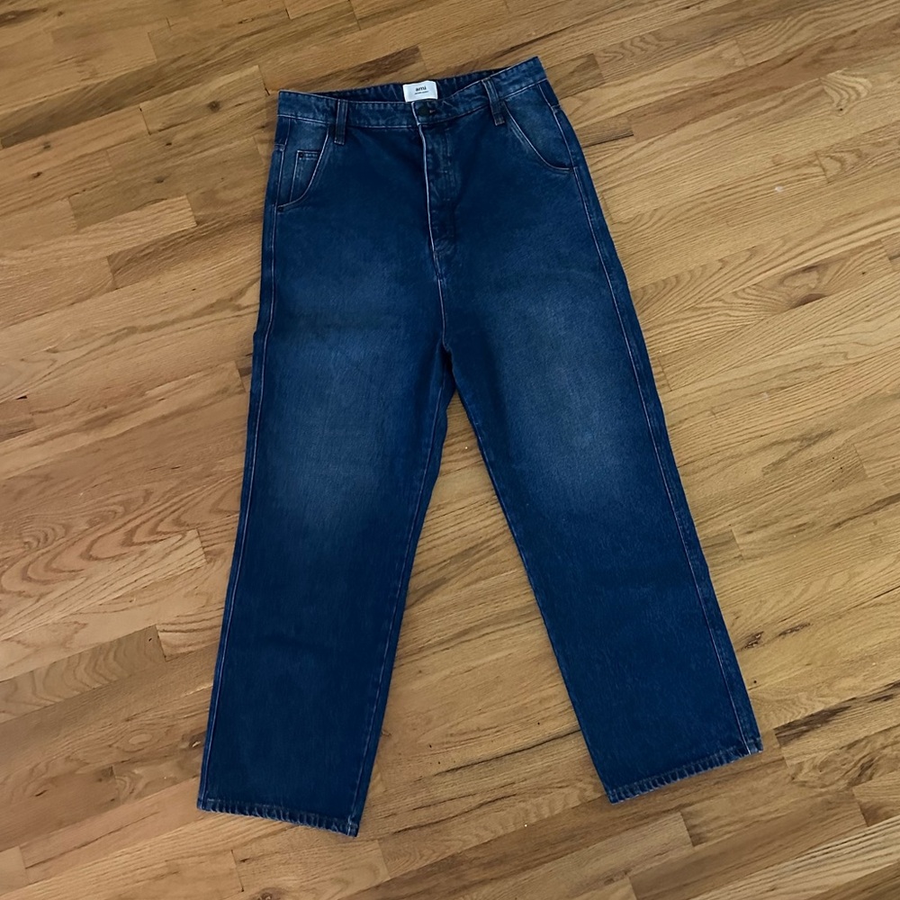 AMI men’s drop-crotch jeans size 33, Alex fit